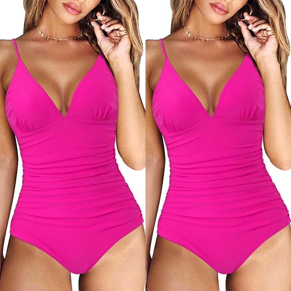 RXRXCOCO Women One Piece Swimsuits Tummy Control